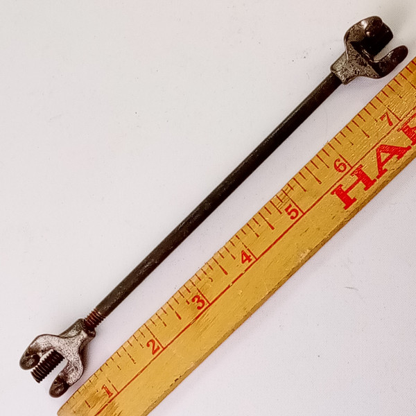 Prussian 1800s-1900s Early 1/4-20 7"Tension T-Rod+Claws Snare Drum Hardware Part