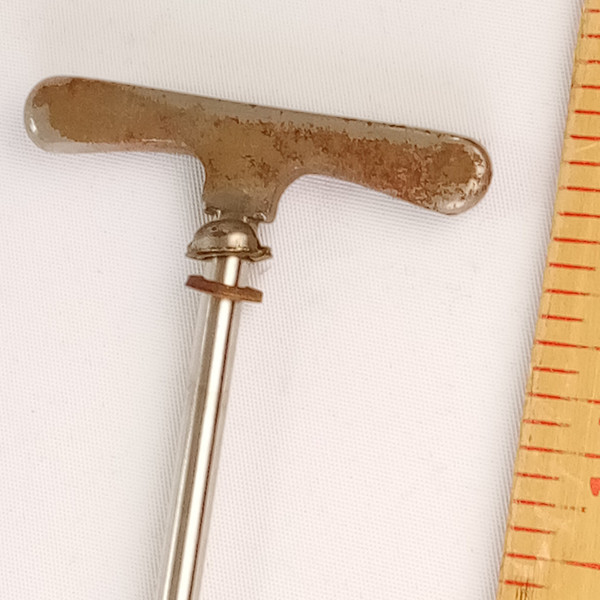 Leedy Spartan 15 1/8"Flat-Head 1+Bass-Drum Single-Tension T-Rod Nickel 12-24 30s