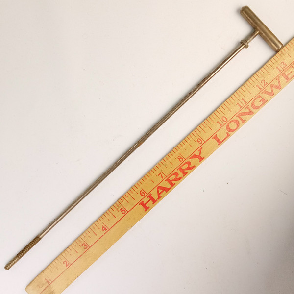 Kent? 12.5"Nickel 12-24 Hammerhead Bass-Drum Single-Tension T-Rod Vintage Snare