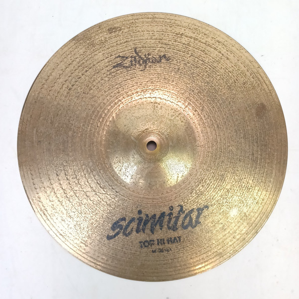 Zildjian 14"Scimitar Hi-Hats Cymbals Set Pair B8 Pre-ZBT Era 1230/1260g Vintage