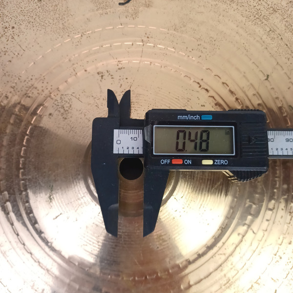 Zildjian 14"Scimitar Hi-Hats Cymbals Set Pair B8 Pre-ZBT Era 1230/1260g Vintage