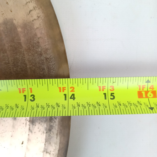 Zildjian 14"Scimitar Hi-Hats Cymbals Set Pair B8 Pre-ZBT Era 1230/1260g Vintage