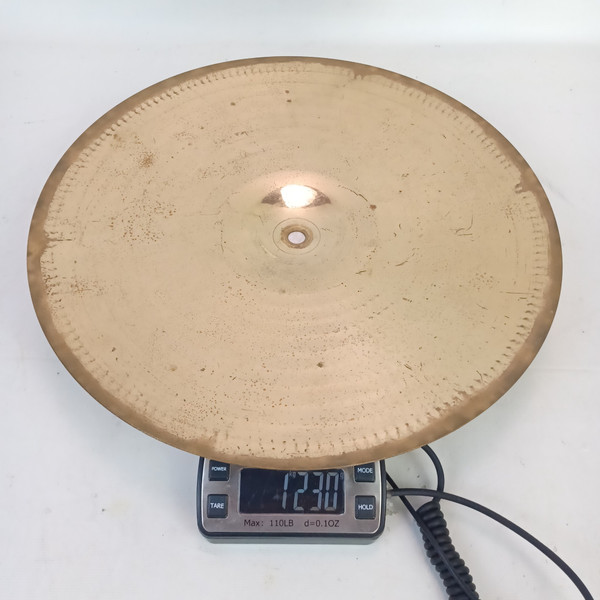 Zildjian 14"Scimitar Hi-Hats Cymbals Set Pair B8 Pre-ZBT Era 1230/1260g Vintage