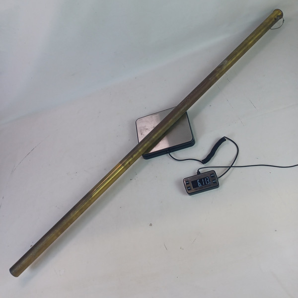 Musser M665B Brass Tube F# 52"x1.5"Symphonic Chime Tubular Bell *Cracked*-Parts