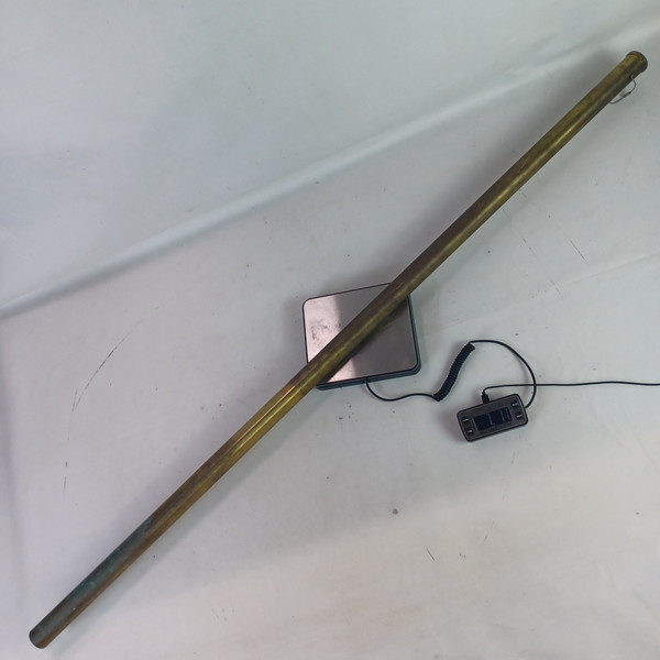 Musser M665B Brass Tube D# 57"x1.5" Symphonic Chime Tubular Bell *Cracked*-Parts