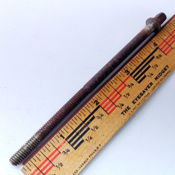 Ludwig 1+ 4 3/16" T-Rod Nickel Snare/Tom Drum 12-24 Tension Vintage USA 50s-60s