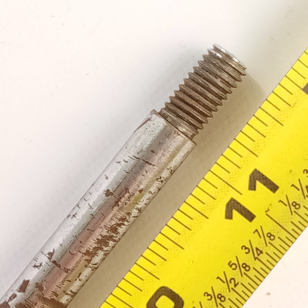 Slingerland Cymbal Straight Arm Disappearing Rod Bass Drum Mount Holder 3/8x12"