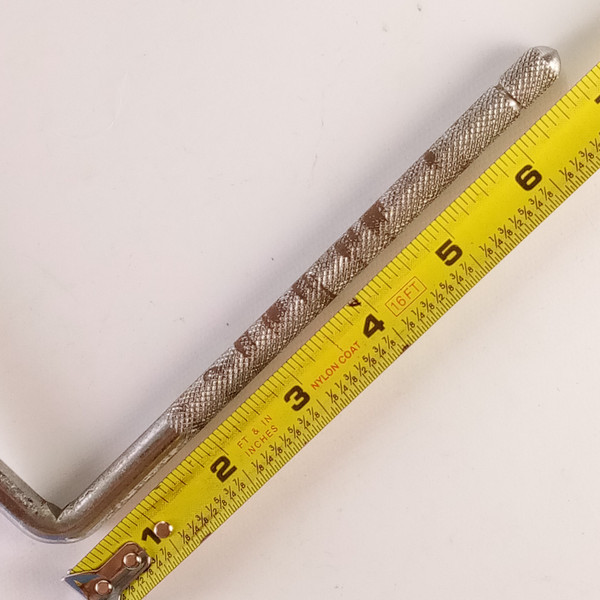 Slingerland 3/8x7x12"Cymbal L-Arm Rod Chrome Vintage 50s Bass Drum Mount Holder