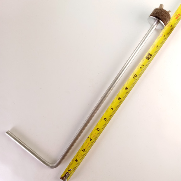 Ludwig WFL 3/8x6x13"Cymbal L-Arm Rod Aluminum Vintage40s Bass Drum Mount Holder