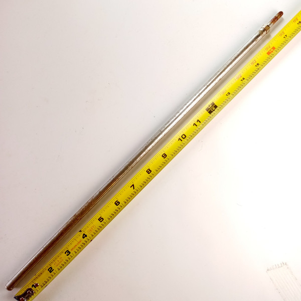 Ludwig 18" Straight Cymbal Arm Disappearing Rod Chrome Hex Top Vintage 70s USA