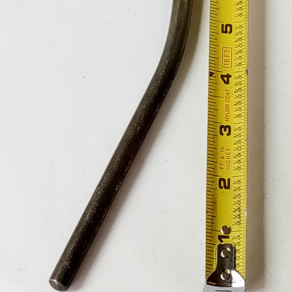 Ludwig Nickel Straight Clipper Club Date Floor Tom Drum Leg Vintage 50s WFL USA