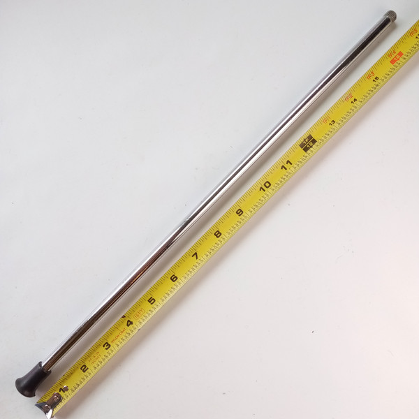 Ludwig/WFL Pre1967 Club Date Clipper 3/8x17"Straight Floor Tom Leg Smooth Chrome