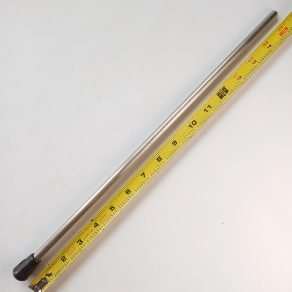 Slingerland 3/8"x16.25"Straight Floor Tom Drum Leg Nickel Vintage 50s Radio King