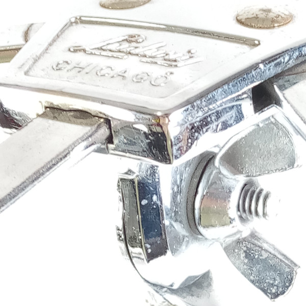 Ludwig Atlas#1355 60s Snare Drum Stand Single-Braced Chicago USA OG Mickey Mouse