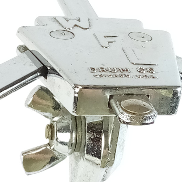 Ludwig 1st-Gen WFL Atlas Flat Base Snare Drum Stand Chrome Flush Mickey Mouse50s