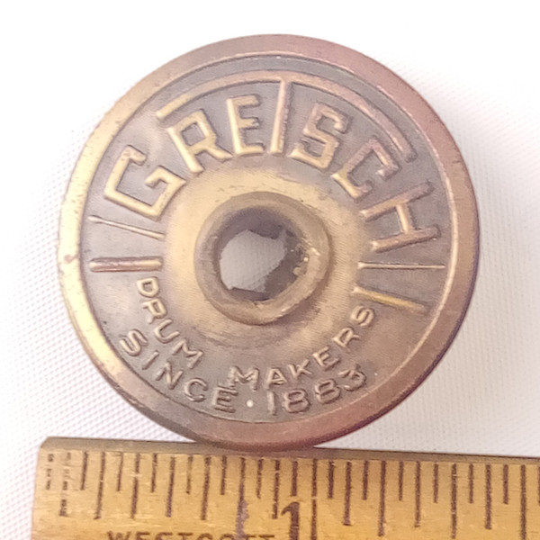 Gretsch Snare Drum Round Badge Skinny Sticks 40s-50s Broadkaster Brooklyn,NY USA