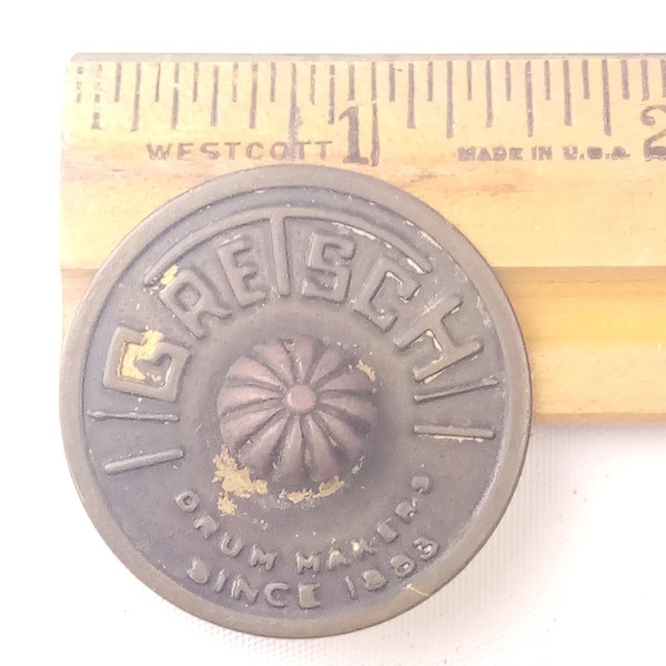 *Gretsch Tacked Floor/Rack Tom Drum 60s Round Badge Thick Sticks Renown Brooklyn