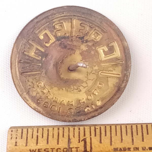 Gretsch Tacked Floor/Rack Tom Drum 50s-60s Round Badge Skinny Sticks Broadkaster