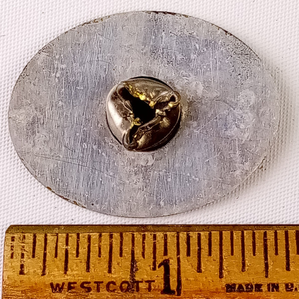 *Ludwig&Ludwig 40s Elkhart Oval Badge White/Silver Enamel Indiana USA Snare Drum