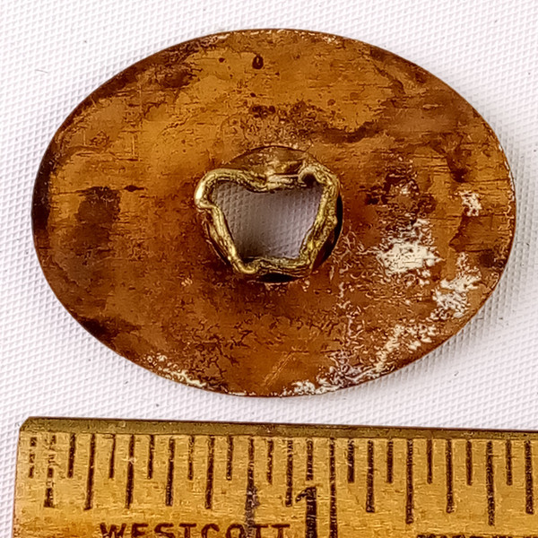 *Ludwig & Ludwig 20s Chicago,IL Brass Oval Badge Snare/Bass Drum +OG Grommet USA