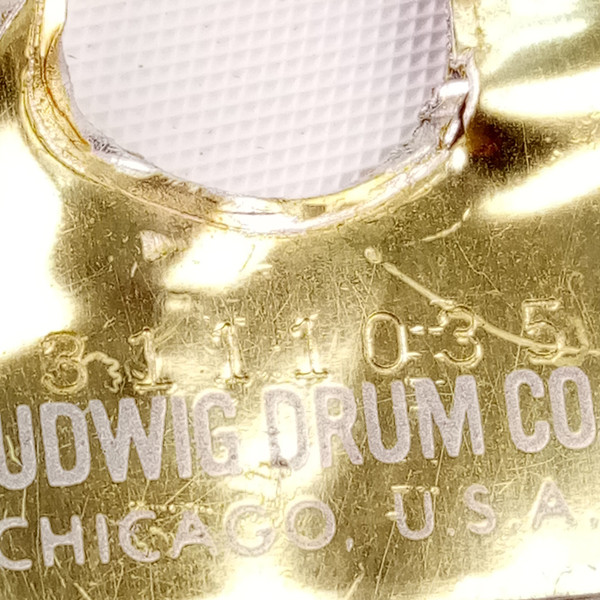 Ludwig Chicago + Monroe 80s Keystone Drum Badge Job Lot Parts Snare/Tom/Bass USA