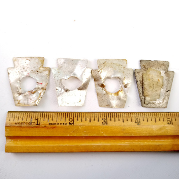 Ludwig Chicago + Monroe 80s Keystone Drum Badge Job Lot Parts Snare/Tom/Bass USA