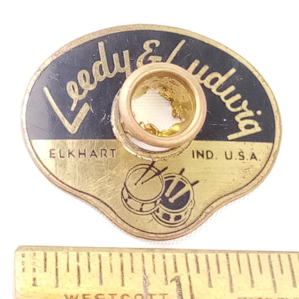 Leedy & Ludwig Badge 1950-'54 Bass/Tom/Snare Drum Vintage50s Elkhart +OG Grommet