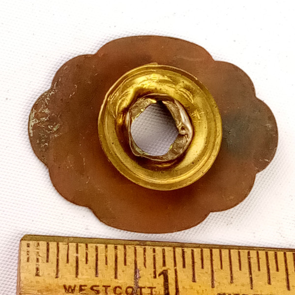 Slingerland 40S Brass Cloud Badge Radio King Snare/Bass Drum Vintage +OG Grommet