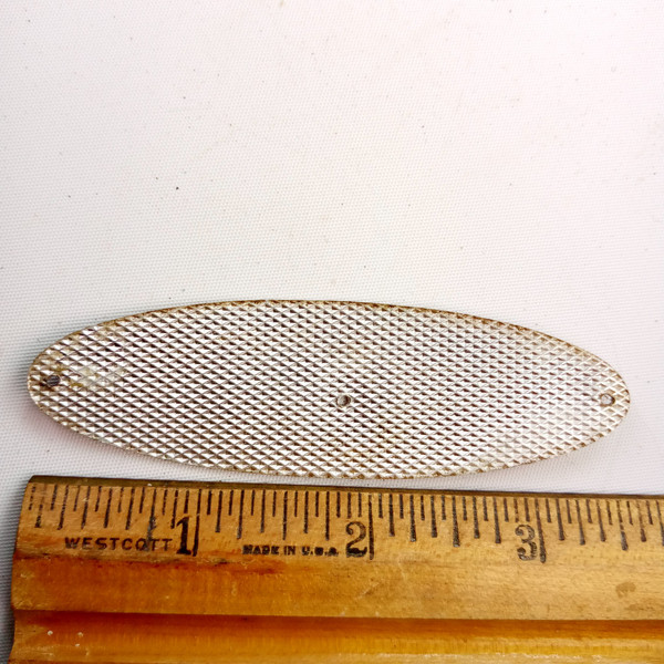 Rogers Classmate/Banner Model Badge Snare Drum Tag Cleveland, OH USA Vintage 60s