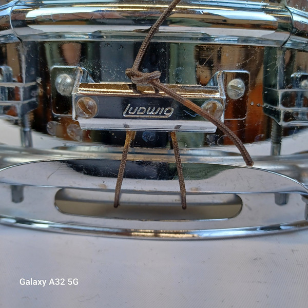 Ludwig Supraphonic 5x14" Snare Drum Vintage 70s Blue/Olive#1224386 10Lug Chicago