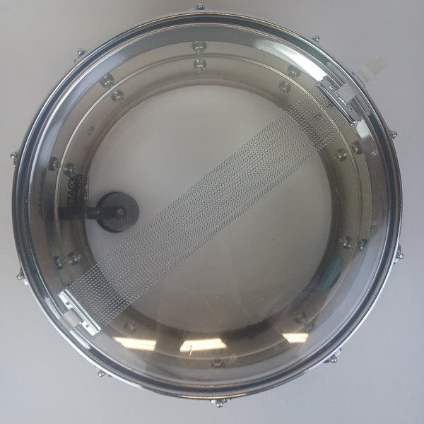 Ludwig 402 Supraphonic 6.5x14" #3004064 Snare Drum Blue/Olive Badge Vintage 1983