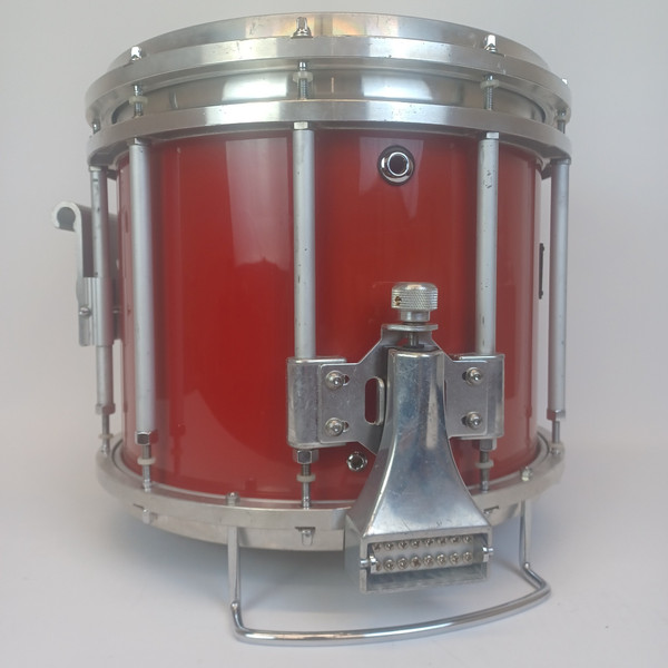 Pearl 11x13" FFX Championship Maple Marching Snare Drum Red Free Floating 10-Lug