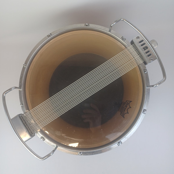 Pearl 11x13" FFX Championship Maple Marching Snare Drum Red Free Floating 10-Lug