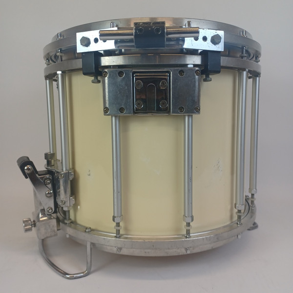 Pearl 12x14"FFX Championship Maple Free Floating Marching Snare Drum White 12Lug