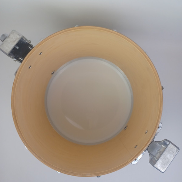 Pearl 12x14"FFX Championship Maple Free Floating Marching Snare Drum White 12Lug