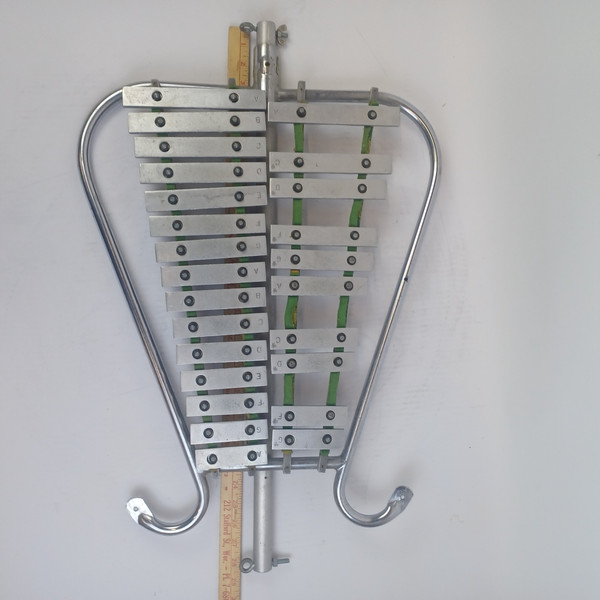 Jenco A440 2-Octave Glockenspiel 25-Bar Decatur ILL USA Marching Bell Lyra Lyre