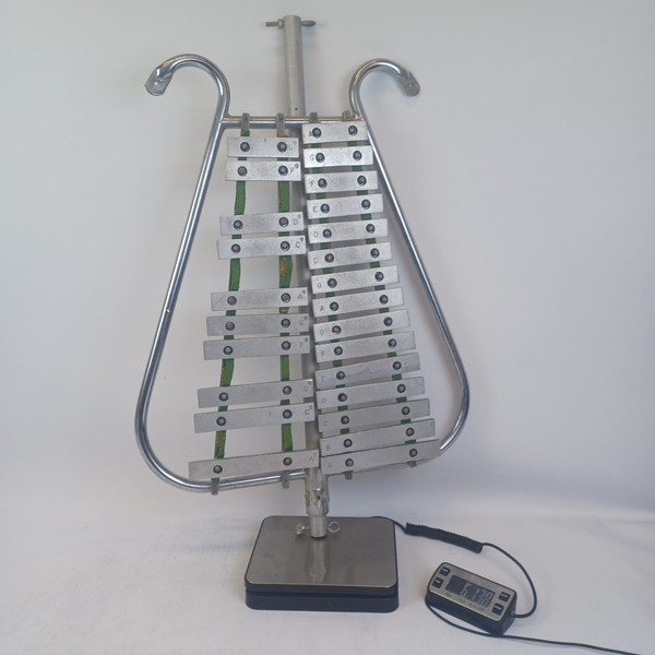 Jenco A440 2-Octave Glockenspiel 25-Bar Decatur ILL USA Marching Bell Lyra Lyre