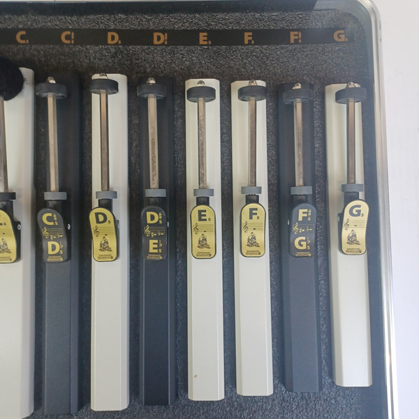 Schulmerich Two-Octave Melody Chimes G4-G6 25-Note Set+Hardshell Case Instrument