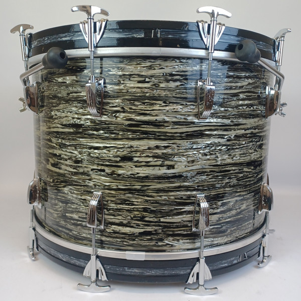 Ludwig Pre-Serial 22,13,16"Black Oyster Pearl Feb1961 Drum Set Ringo Beatles COB