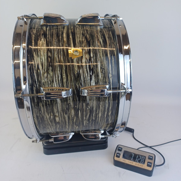 Ludwig Pre-Serial 22,13,16"Black Oyster Pearl Feb1961 Drum Set Ringo Beatles COB