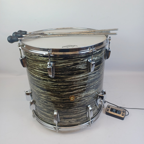 Ludwig Pre-Serial 22,13,16"Black Oyster Pearl Feb1961 Drum Set Ringo Beatles COB