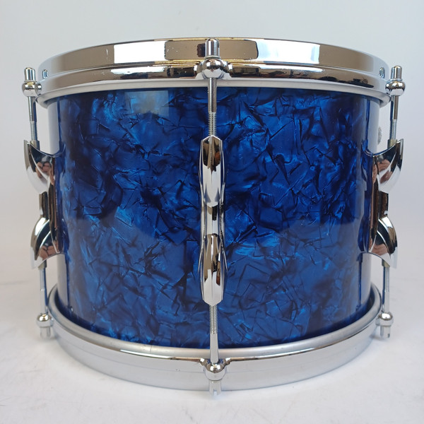 Premier 20,12,16" Blue Pearl Drum Set 3Ply Birch+Die-Cast-Rims Vintage 60s#54 UK