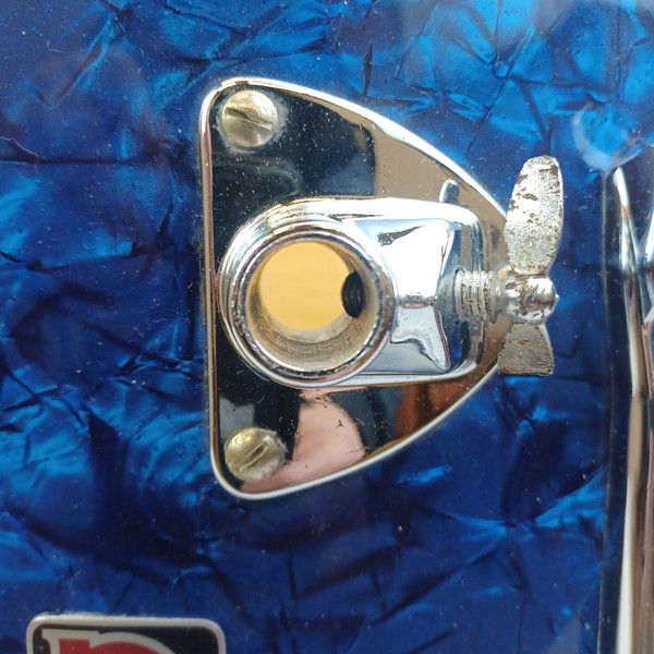 Premier 20,12,16" Blue Pearl Drum Set 3Ply Birch+Die-Cast-Rims Vintage 60s#54 UK