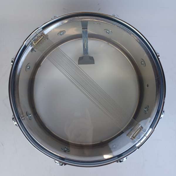 Premier 5x14"Snare Drum Chrome Steel Model#1005 8Lug England Vintage70 NEW Heads