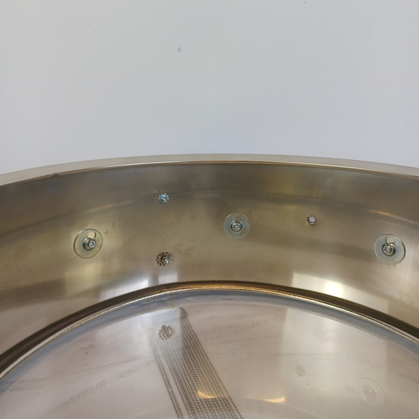 Premier 5x14"Snare Drum Chrome Steel Model#1005 8Lug England Vintage70 NEW Heads