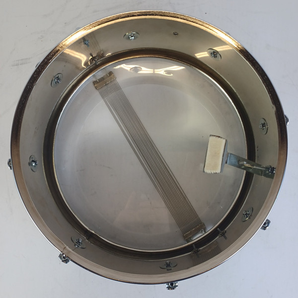 Premier 5x14"Snare Drum Chrome Steel Model#1005 8Lug England Vintage70 NEW Heads