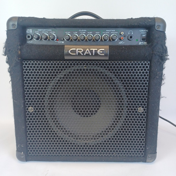 Crate BT25 Bass Amplifier 2 Channel Combo Amp 4Band EQ 25Watts 10"Speaker+Inputs