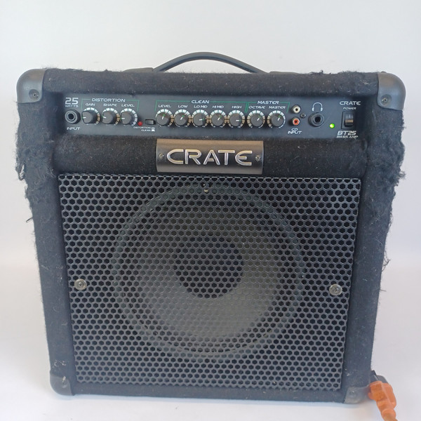 Crate BT25 Bass Amplifier 2 Channel Combo Amp 4Band EQ 25Watts 10"Speaker+Inputs