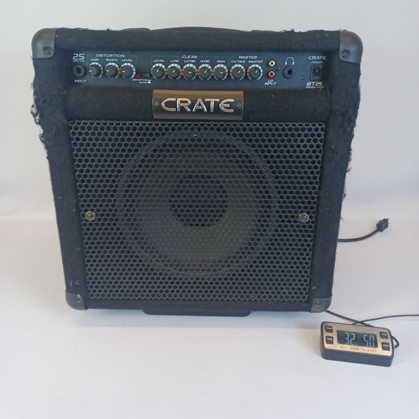 Crate BT25 Bass Amplifier 2 Channel Combo Amp 4Band EQ 25Watts 10"Speaker+Inputs