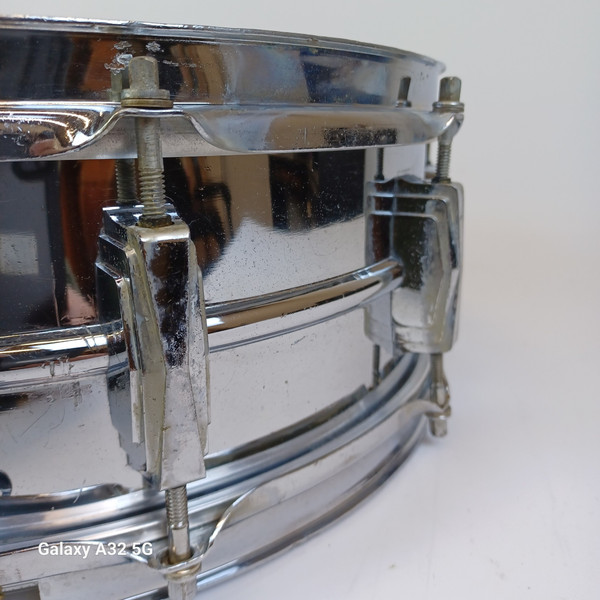 Ludwig Supraphonic 5x14"Snare Drum Blue/Olive #928722 10Lug Chicago Vintage 1972